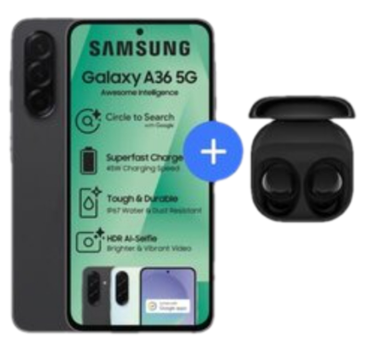 Samsung Galaxy A36 5G + Free Galaxy Buds Core